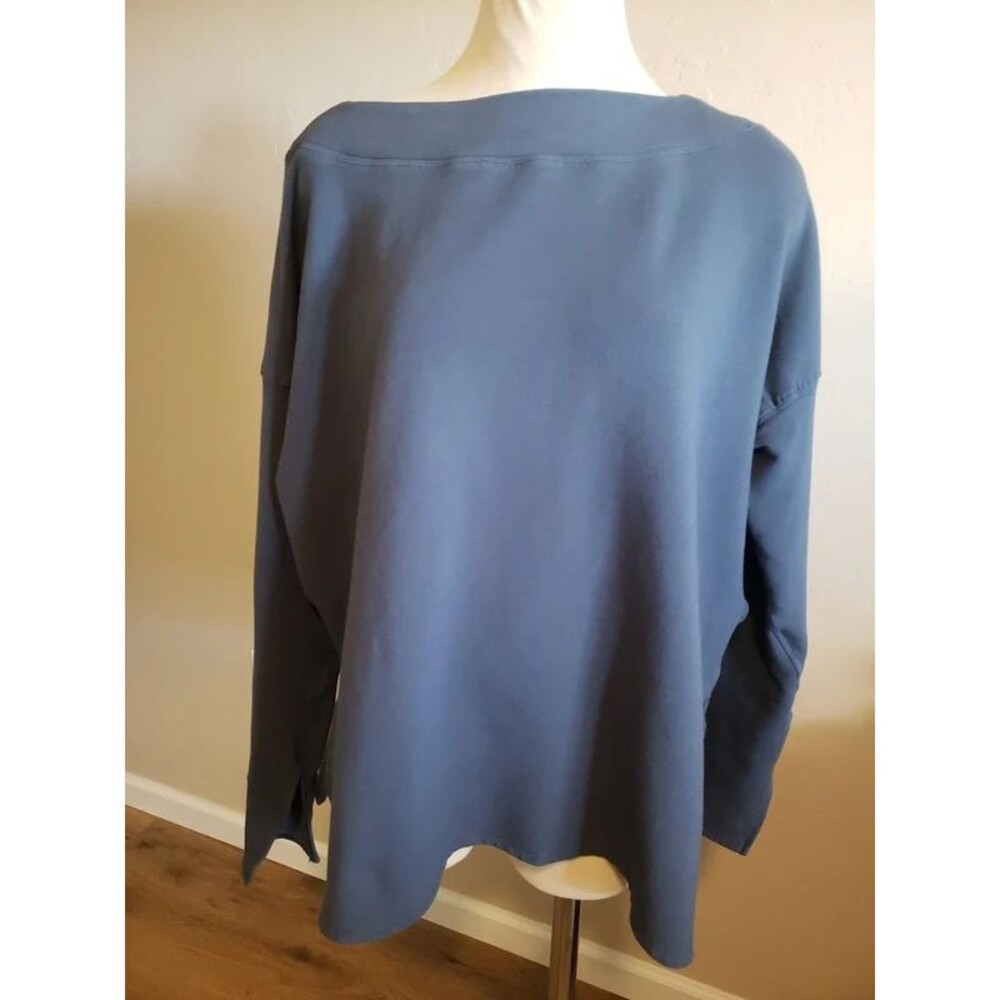 FP Movement x The Class Collab Sweatshirt Athleisure Sporty Orion Blue Sz. XS